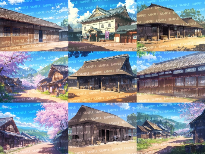 【背景180枚】江戸風|差分あり