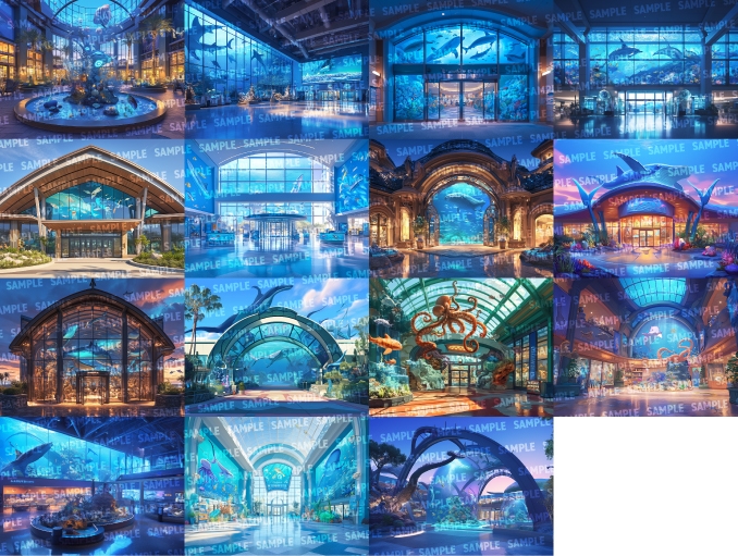 【背景65枚】水族館