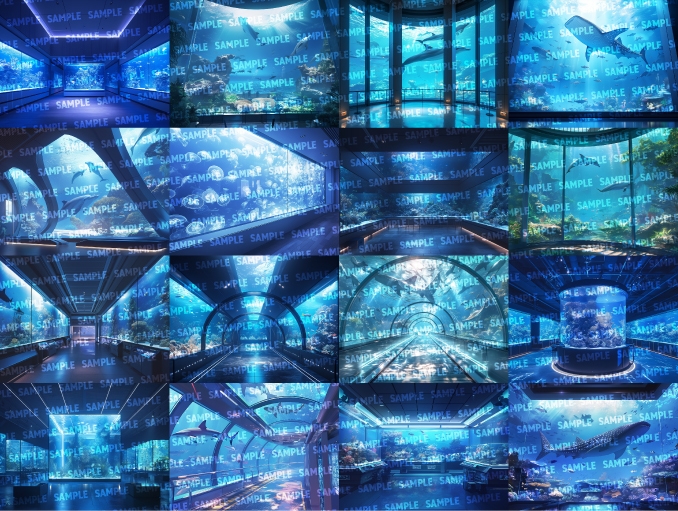 【背景65枚】水族館