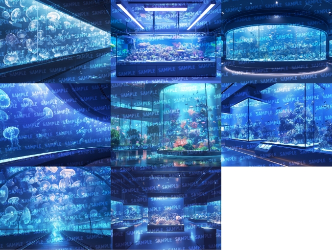 【背景65枚】水族館
