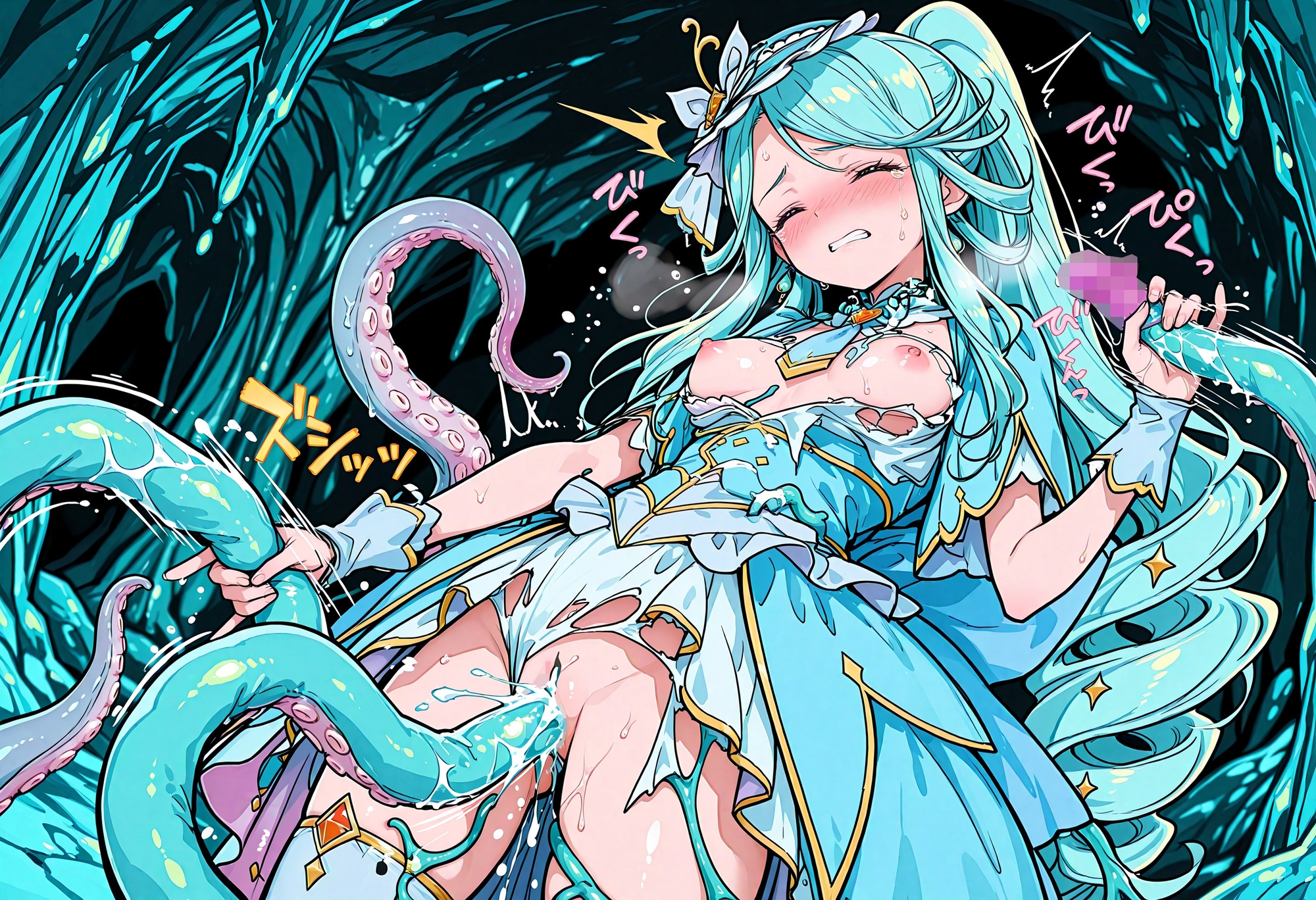 触手姦 キュア〇クレール編