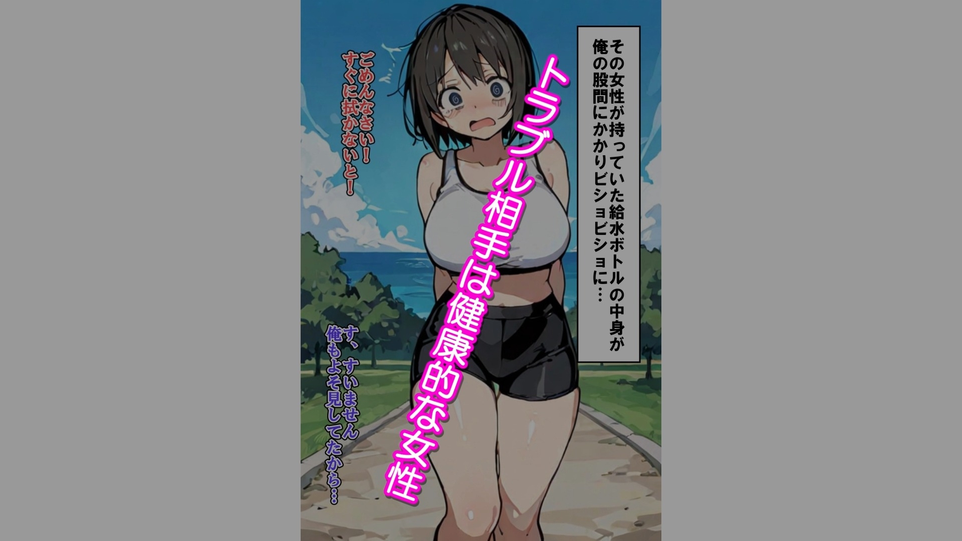 次第に乱れるジョギング女子【セルフAIリメイクver】 – Preview 3