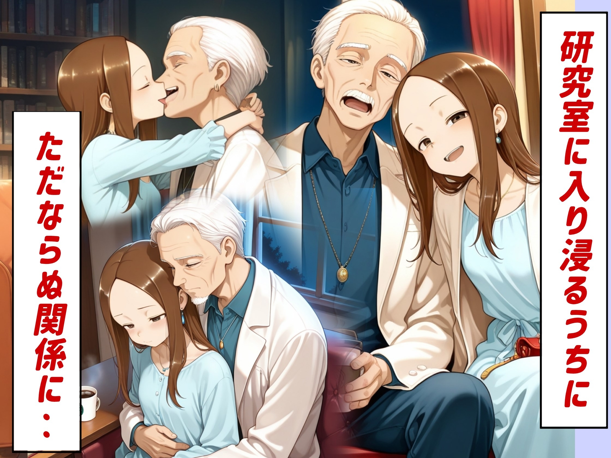 大学生高木さんと教授
