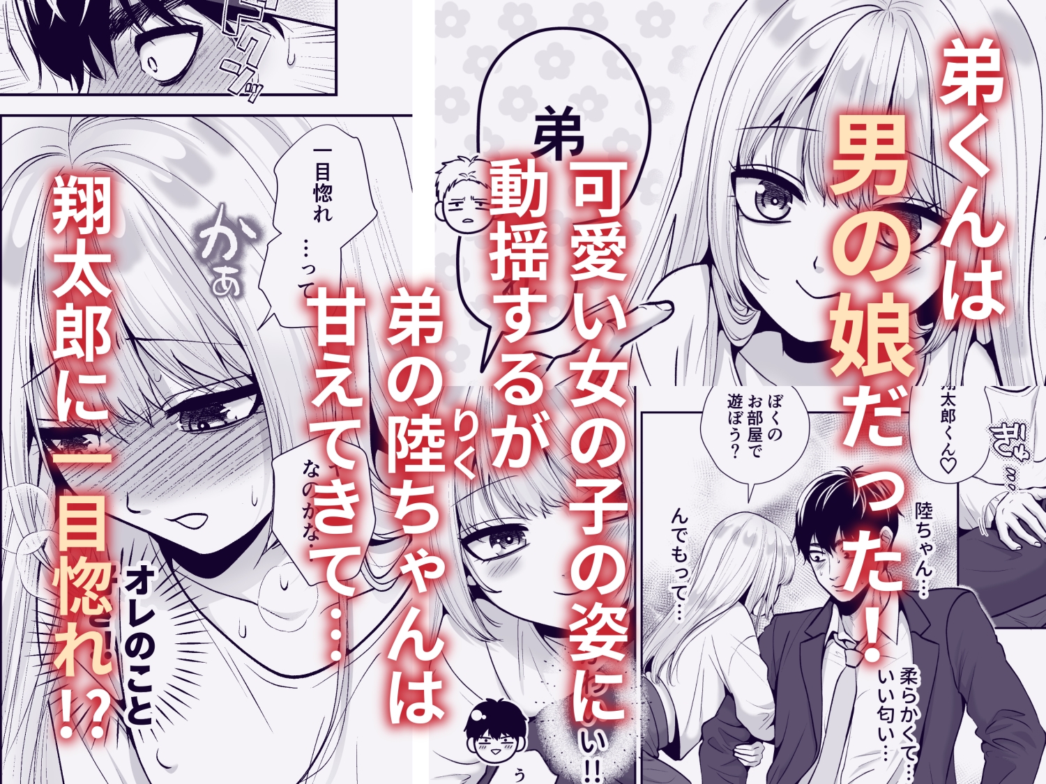 もらった弟くんは雑魚乳首の男の娘でした – Preview 3