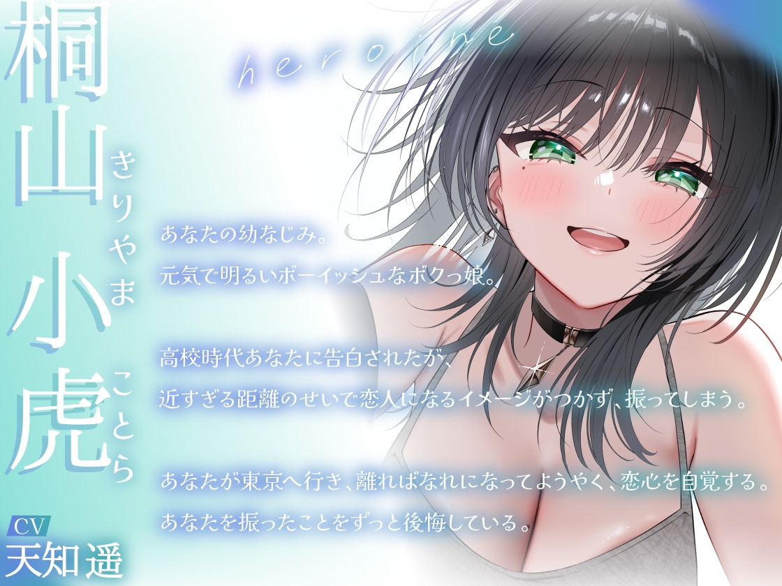 帰省したら一度フラれたボクっ娘幼なじみに全力で迫られた話-また好きになってもらえるようにボク頑張るから【KU100】