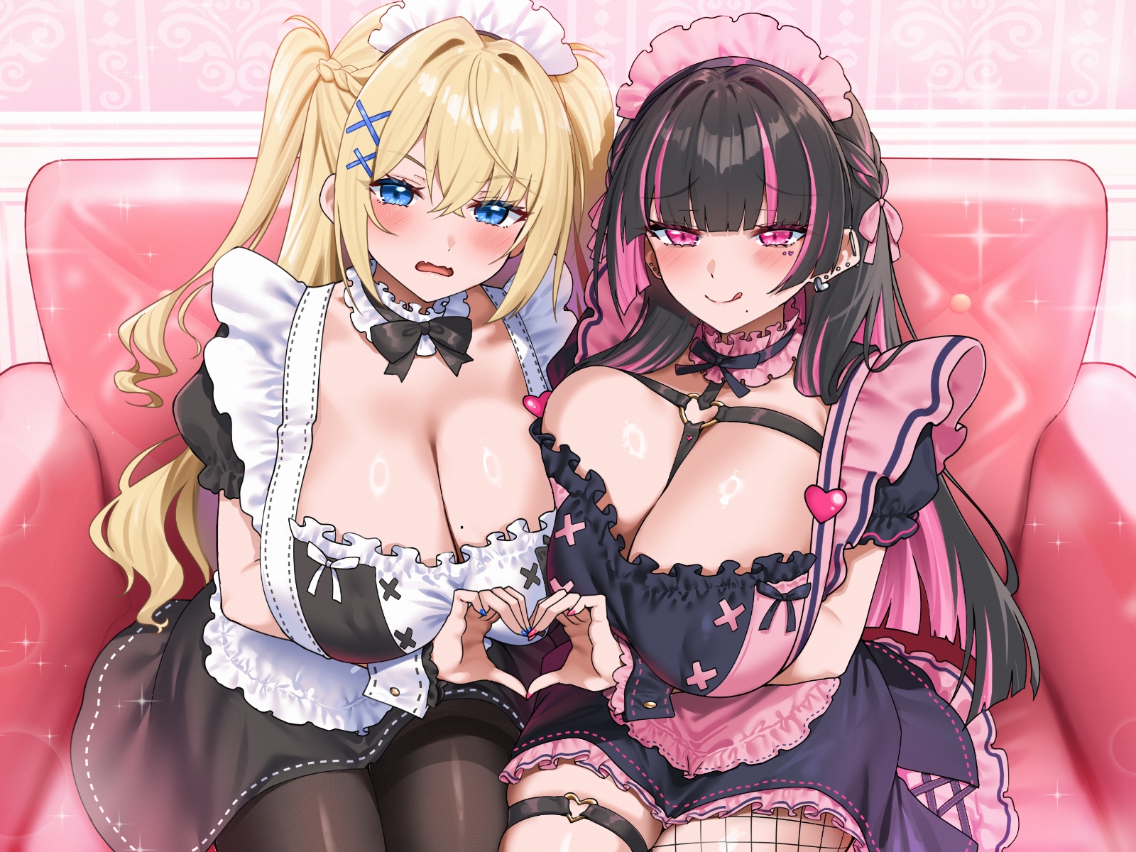 ガチ恋Wコンカフェ嬢と中出しおまんこ比べキャットファイト「めるのモノになりましょ?♡」「推し変なんて絶対ダメ！」 – Preview 4
