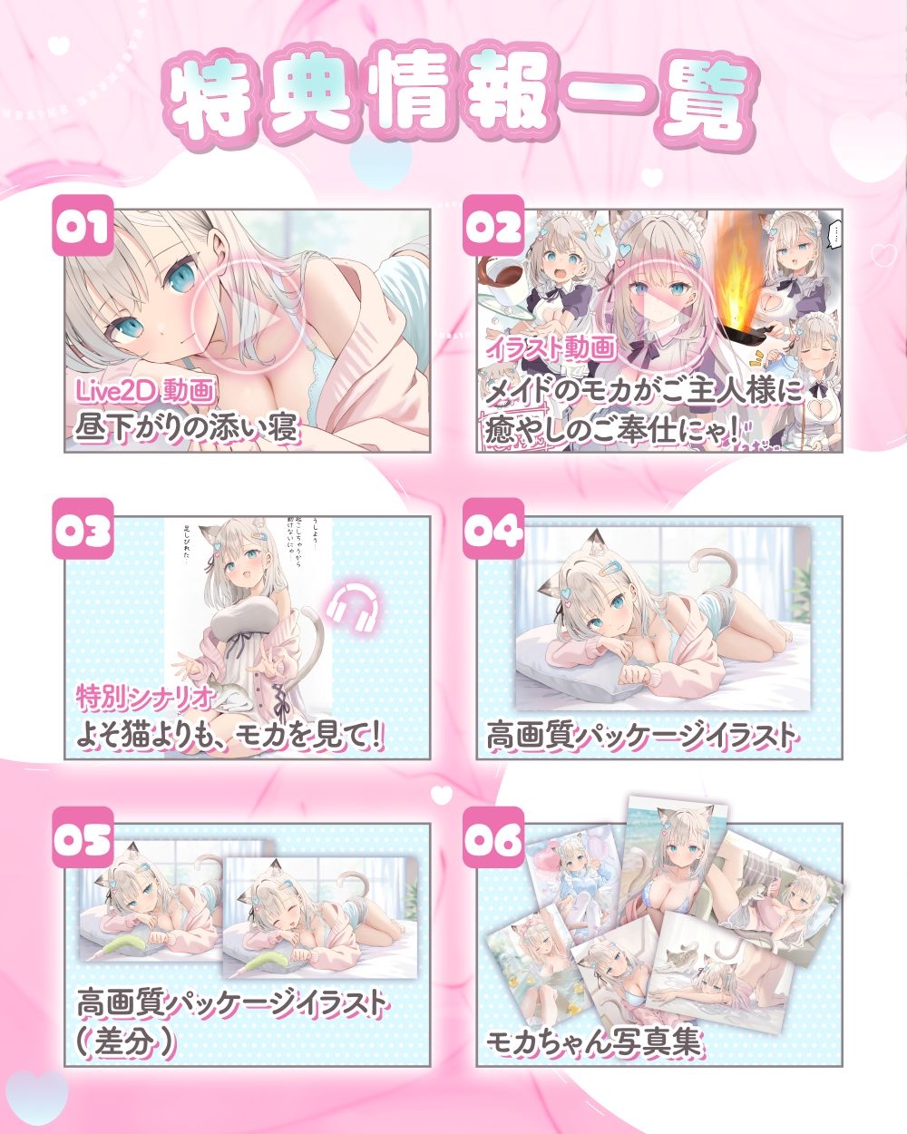 ≪もっとなでなでしてにゃん♡≫ ご主人様だいすきモカちゃんとふわふわにゃんにゃんな1日 【おひるね・お耳そうじ・おふろ】