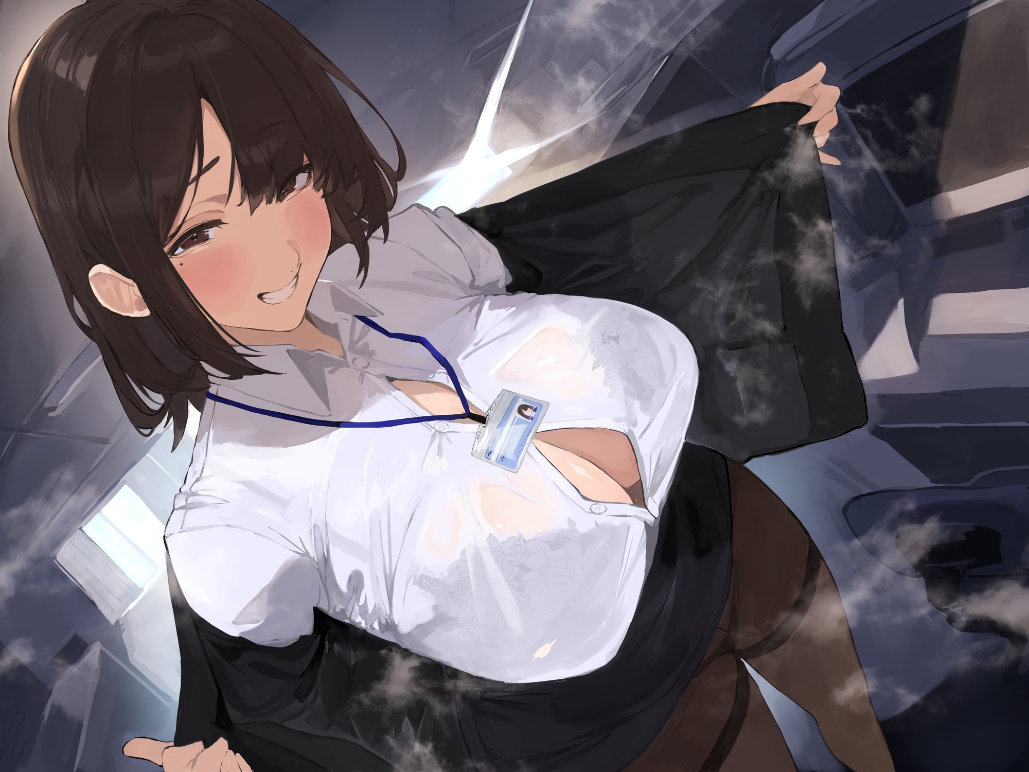 慰安課のデカ乳マゾメス後輩社員を自分専用のセフレにしてオホ声まみれの性欲解消ラブラブ種付け交尾をする話