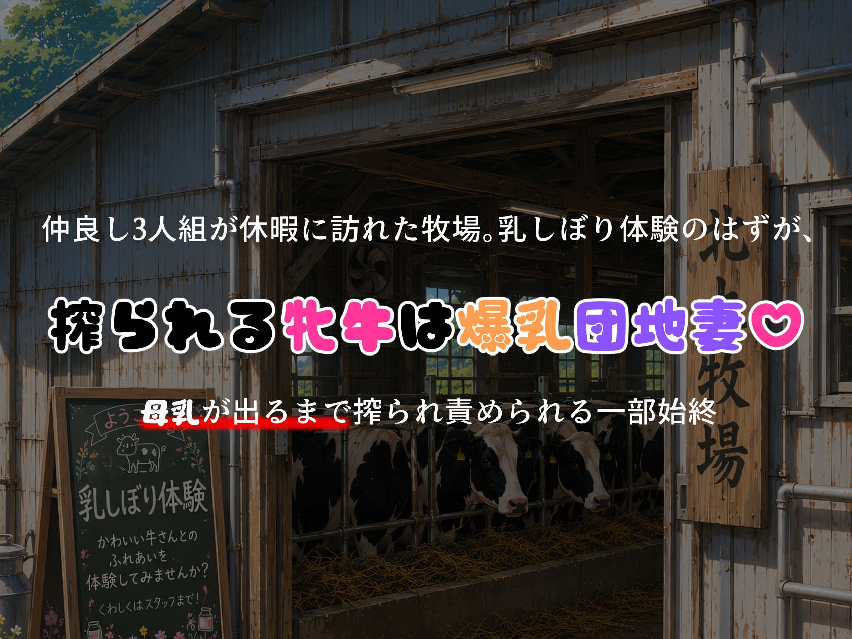 BreedingParty 爆乳団地妻の家族計画 〜搾られるのは私たちでした♡〜 牧場乳しぼり体験編
