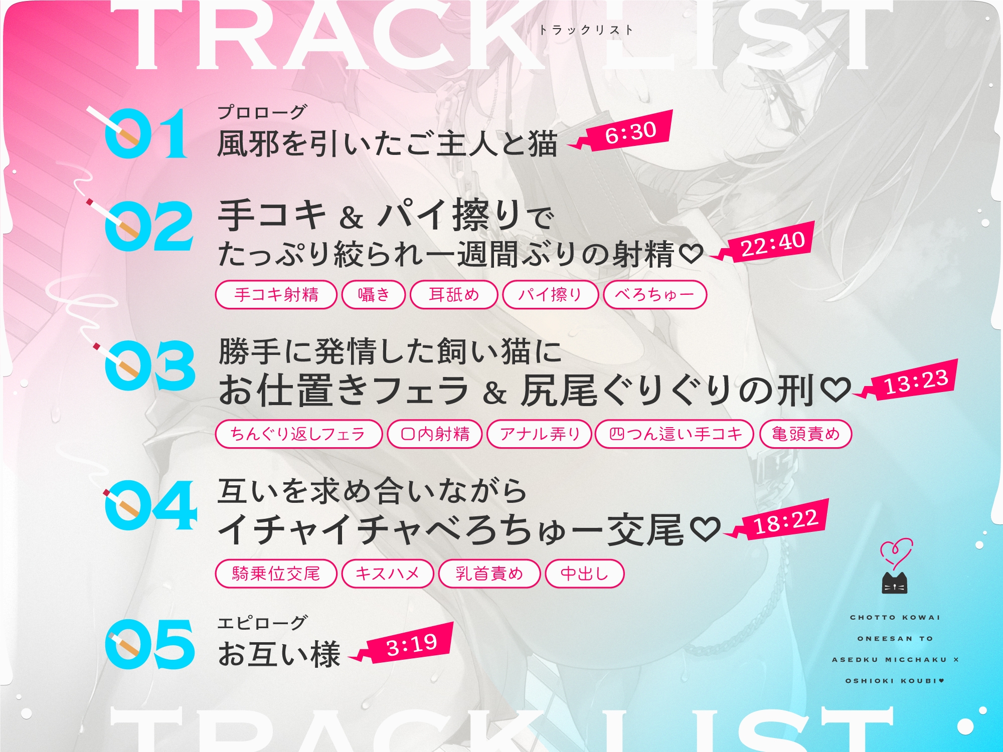 【低音イケボ】ちょっと怖いおねーさんと汗だく密着×お仕置き交尾♡