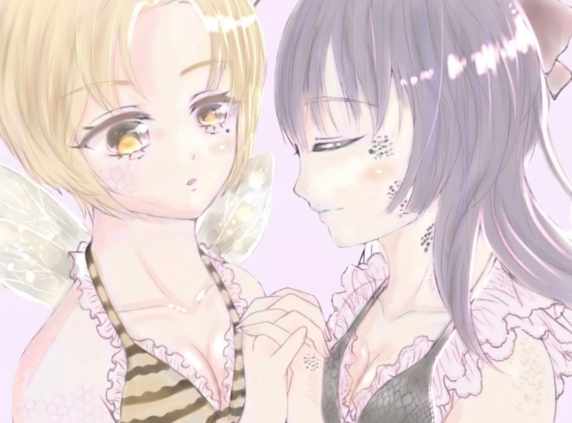 ～屋敷で看病されて～ドSな女王蜂とヤンデレ清姫による麻酔の脳姦責め こちょこちょ 甘噛み 囁きෆෆෆ – Preview 2