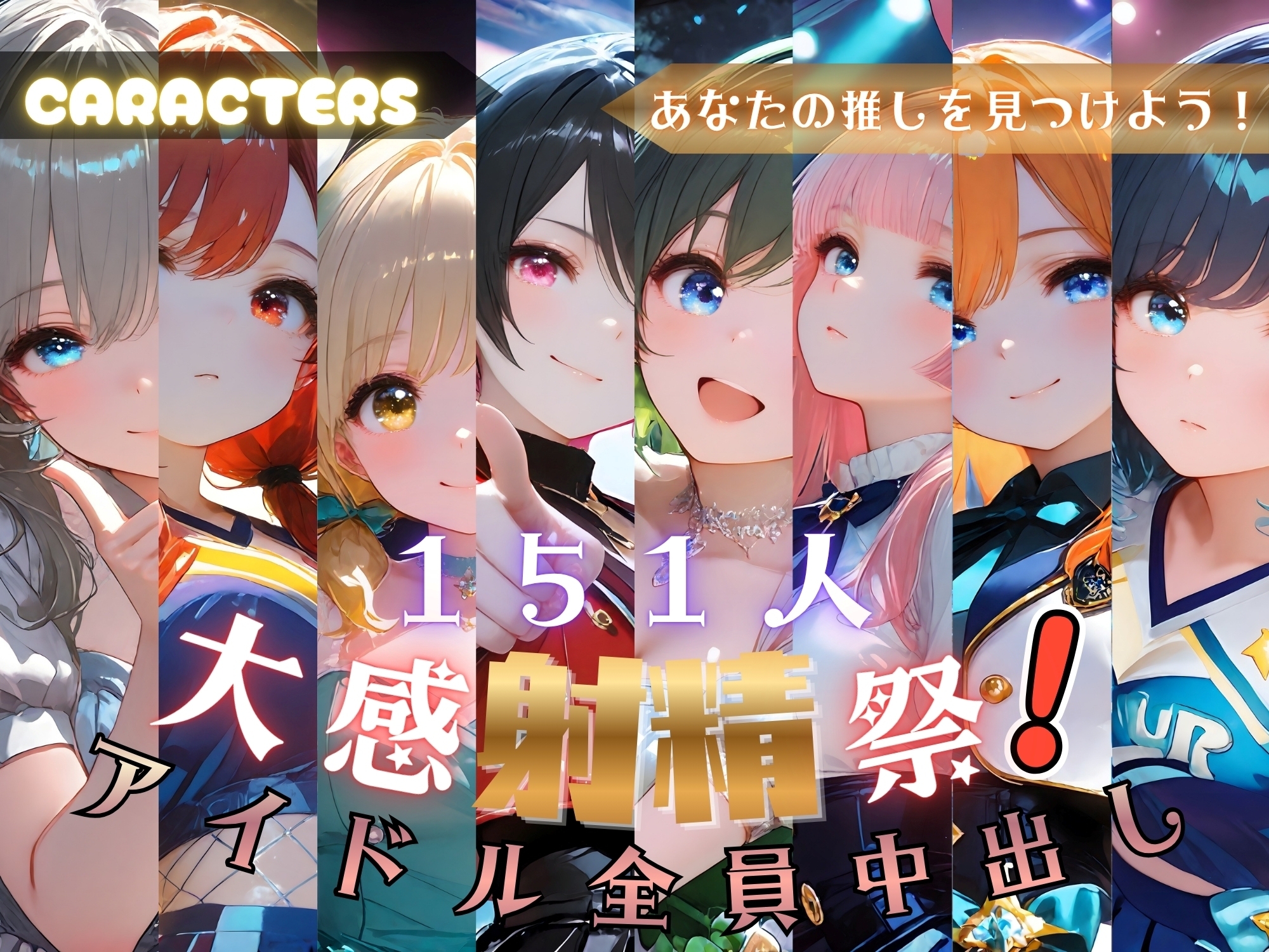【4K神画質！驚異の120fps！】アイドル151人 全員中出しSEX 大感射精祭！