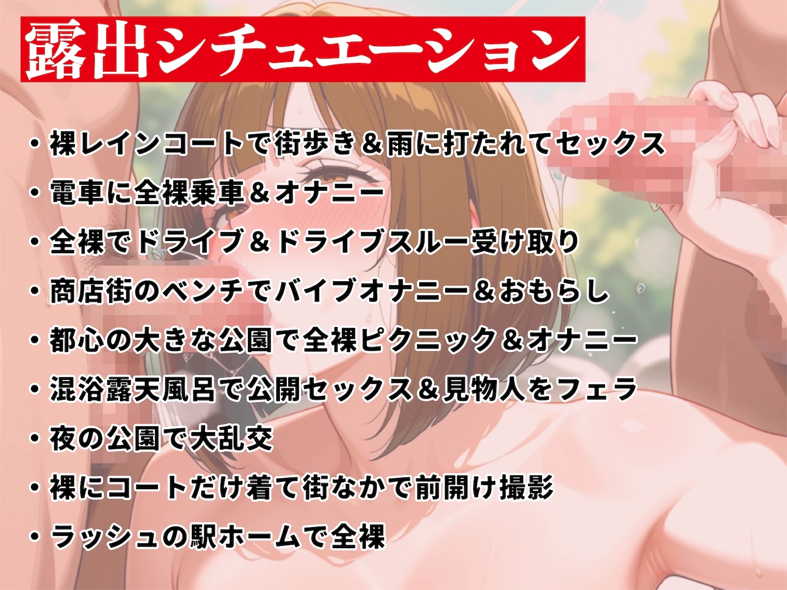 Kカップ人妻(38)、不倫露出で破滅確定