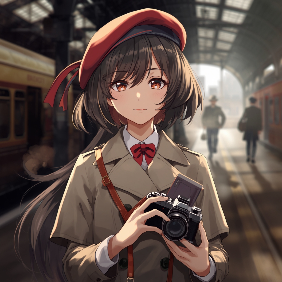 【AIイラスト集】NOSTALGIA - 1950sレトロカメラとクラシック乙女たちの情景 – Preview 5