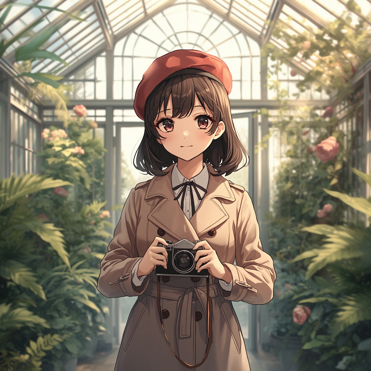 【AIイラスト集】NOSTALGIA - 1950sレトロカメラとクラシック乙女たちの情景 – Preview 6