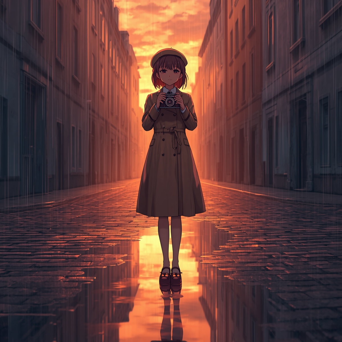 【AIイラスト集】NOSTALGIA - 1950sレトロカメラとクラシック乙女たちの情景 – Preview 10
