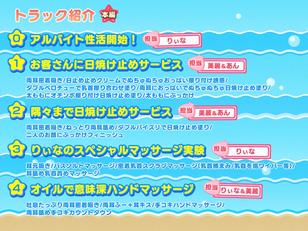 【超絶舐められ尽くし4時間↑】リゾート舐め活♡ ～ハメを外して無責任中出しし放題な美味しすぎる穴場(おまんこ)リゾートバイトっ♪～
