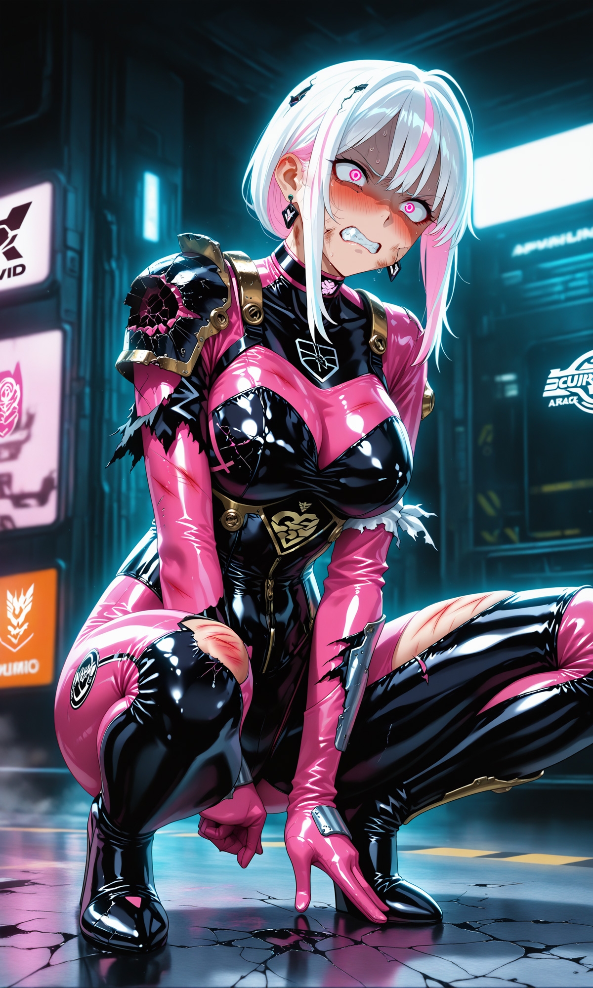 Cyberpunk RQ: Midnight Chrome - 黒光沢レースクイーン捕獲記録 -