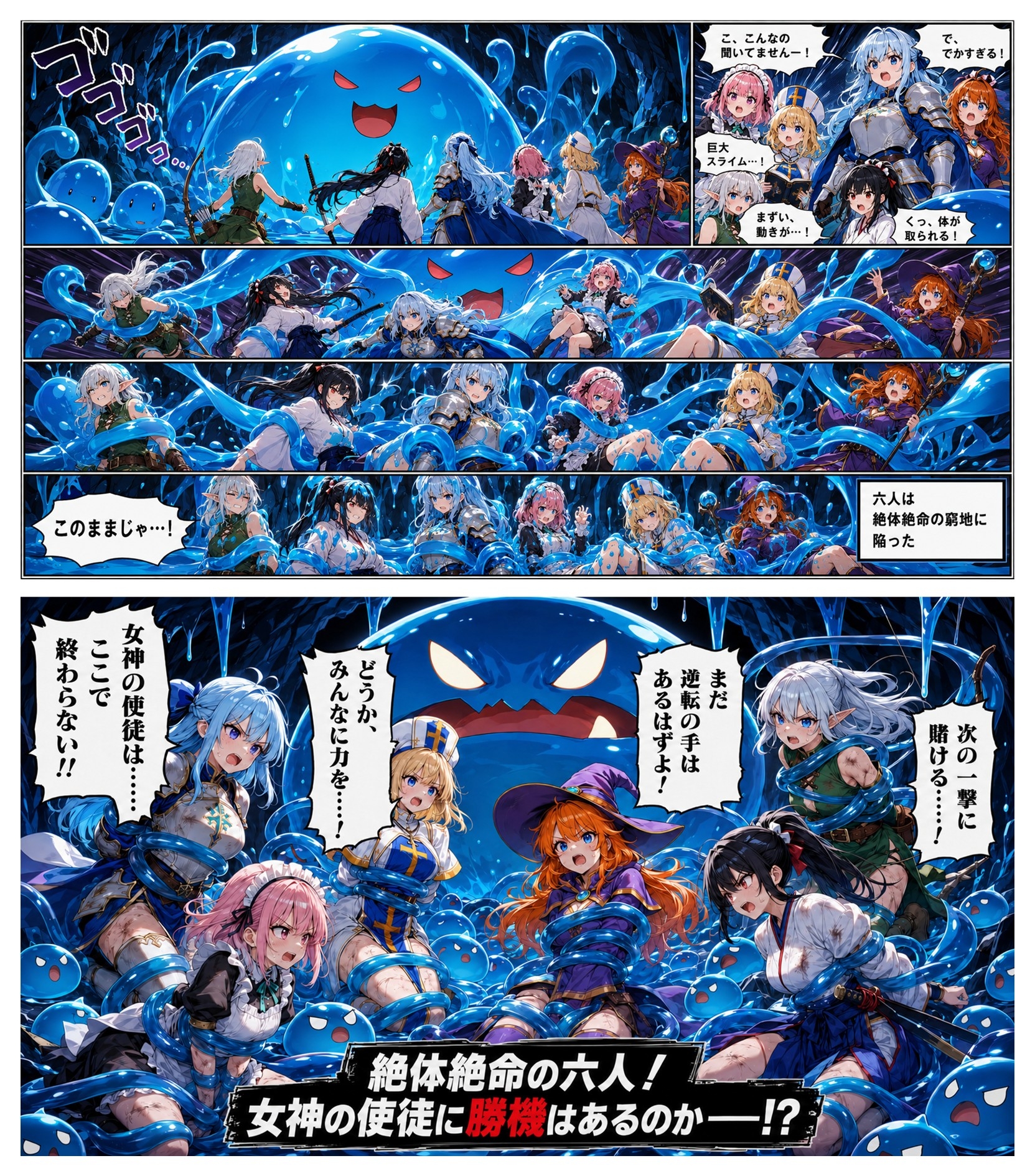 スライムの逆襲 -触手の魔の手- – Preview 4