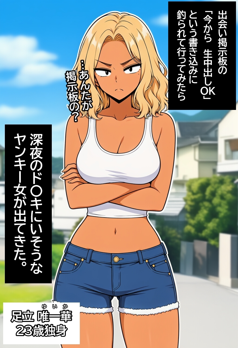 深夜のド〇キにいそうなヤンキー女を孕ませる。 – Preview 2
