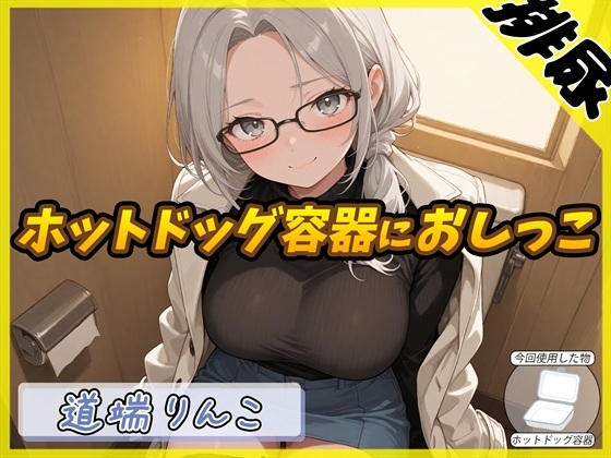 【排尿音】128cmのIカップ爆乳変態オタクっ娘道端りんこ「ホットドッグの容器におしっこ」【道端りんこ】 – main preview