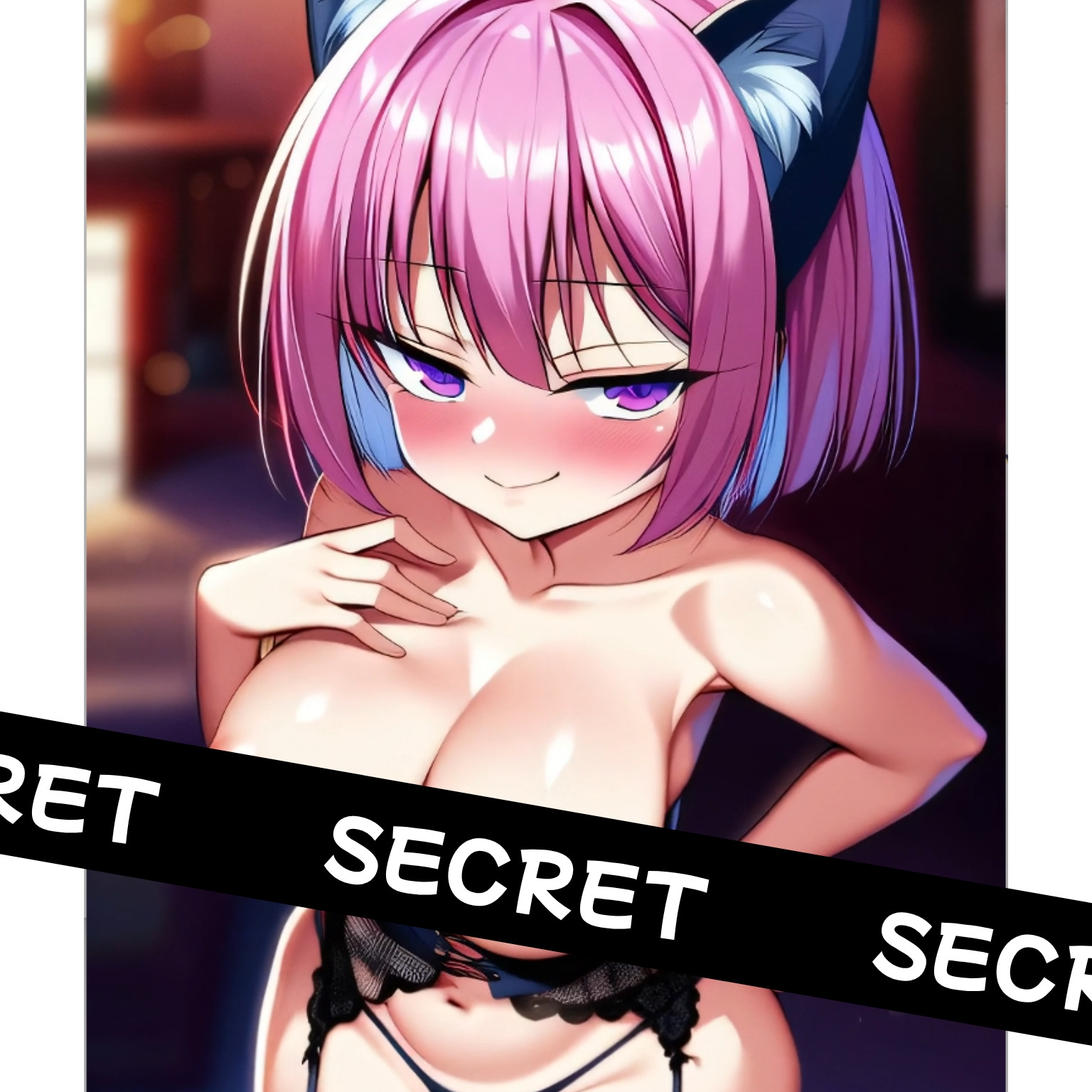 【モチマロ(9)】バニースーツ桃髪ネコ娘♡完全版【誘惑モーション集】 – Preview 5