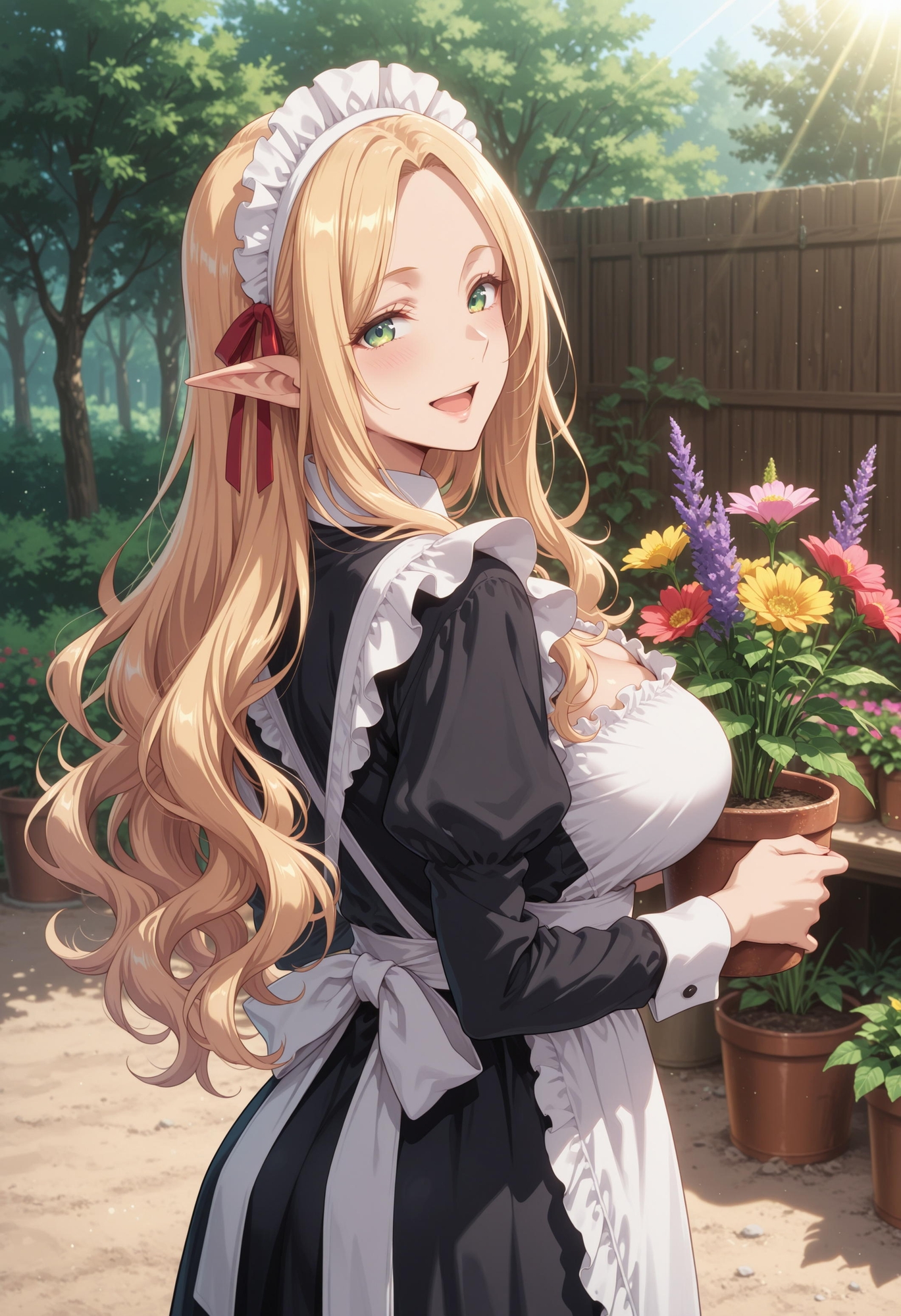 エルフのメイドさんの誘惑5