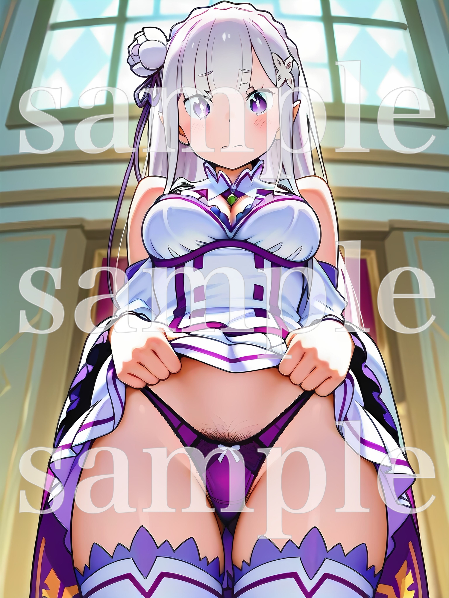 秘密のチラ見せアルバイト〜パンツを見せてもらったら陰毛まで見えちゃいました〜〇ミ〇ア編