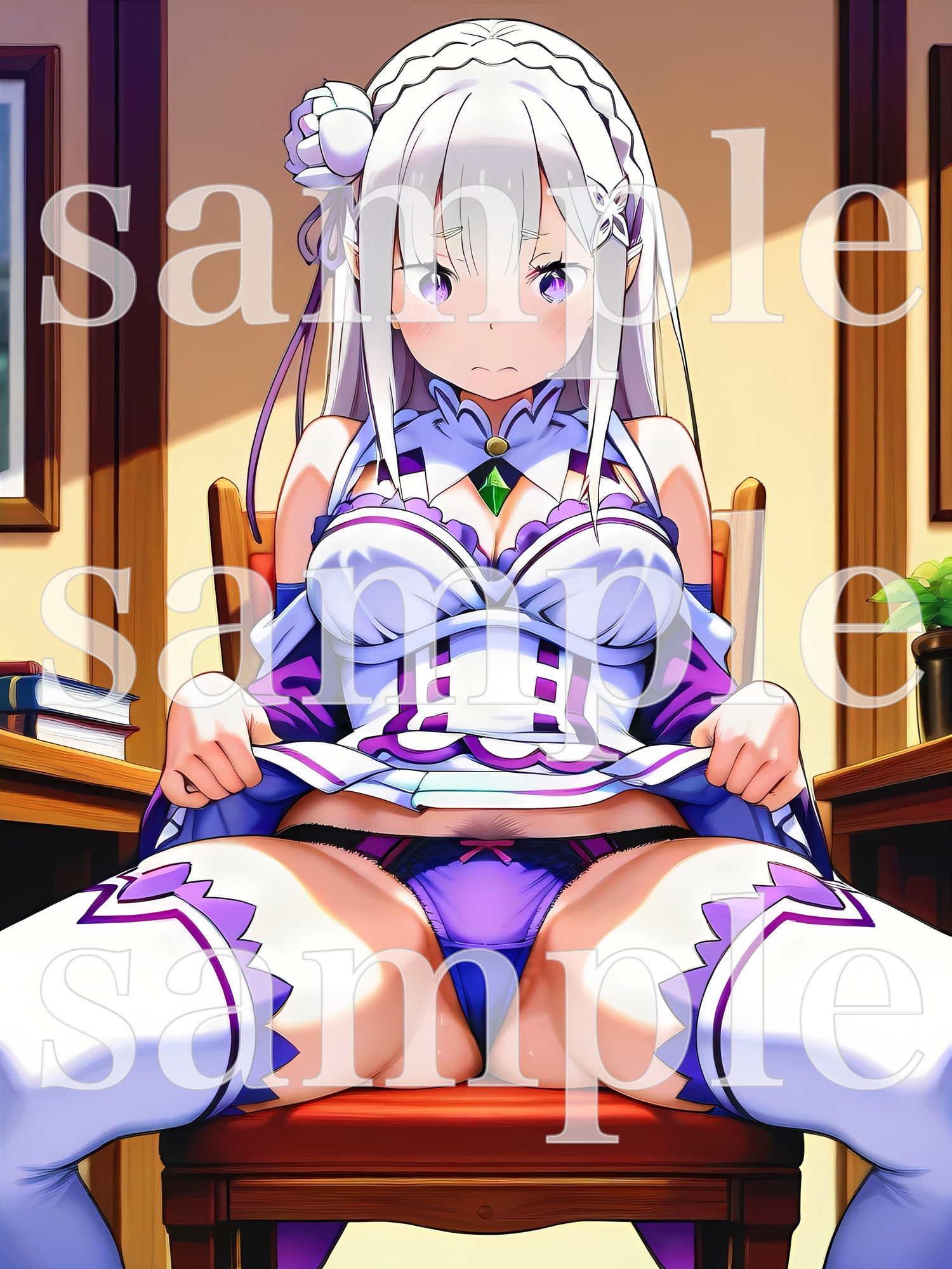 秘密のチラ見せアルバイト〜パンツを見せてもらったら陰毛まで見えちゃいました〜〇ミ〇ア編