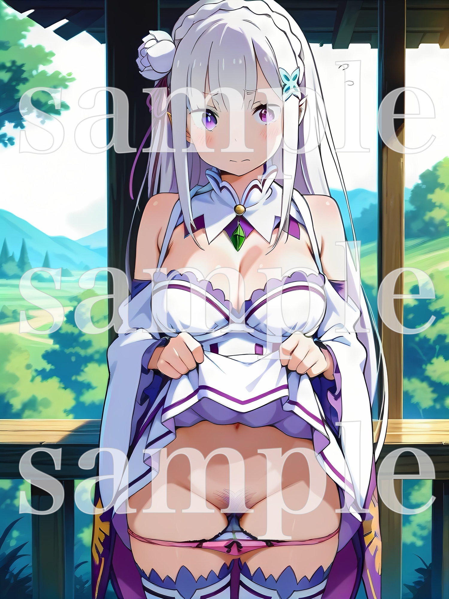 秘密のチラ見せアルバイト〜パンツを見せてもらったら陰毛まで見えちゃいました〜〇ミ〇ア編