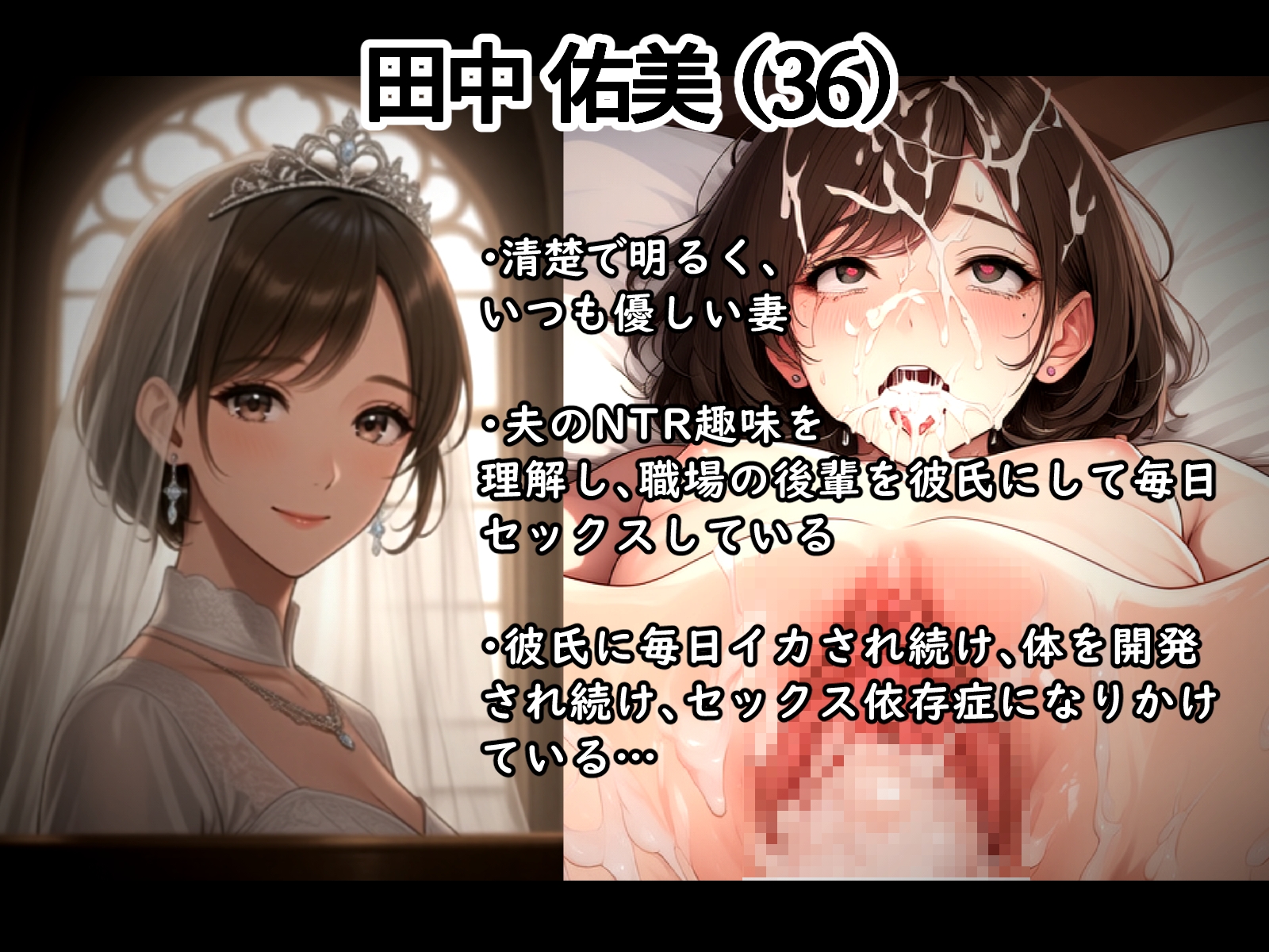 妻のネトラセ報告動画【妻が他人棒の肉便器になるまで】(田中佑美)