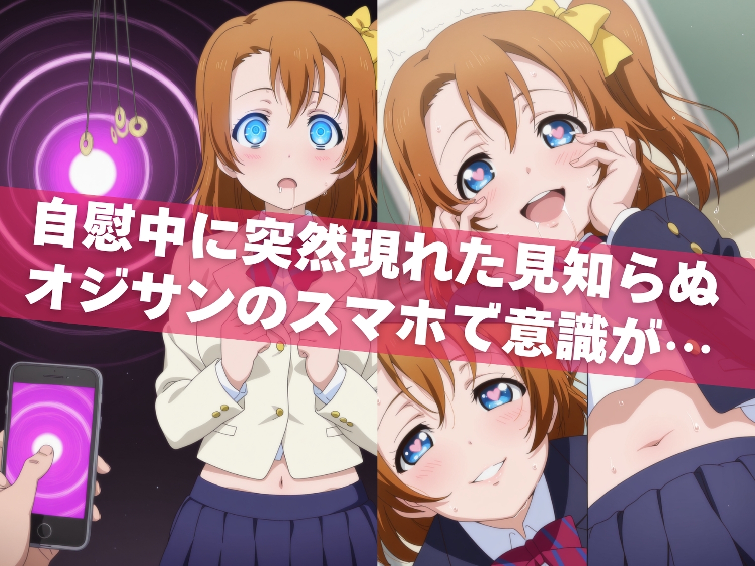 オナニー覗かれ、寝取られて ラブ●イブ！(vol.2) ～ 学校編 ～ おじさんに暴かれた秘密