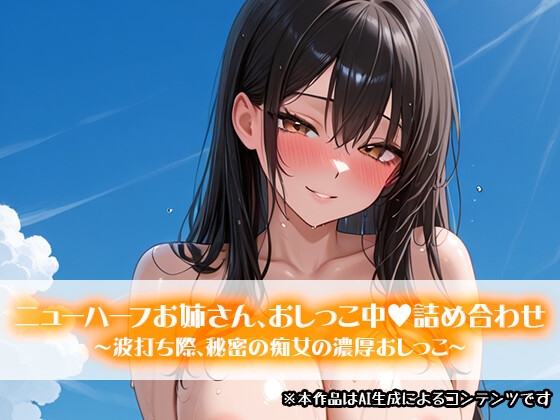 ニューハーフお姉さん、おしっこ中詰め合わせ ～波打ち際、秘密の痴女の濃厚おしっこ～