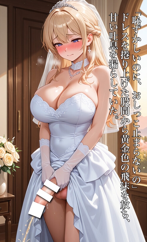 ニューハーフお姉さん、おしっこ中詰め合わせ ～結婚式に放つ、花嫁の聖水～