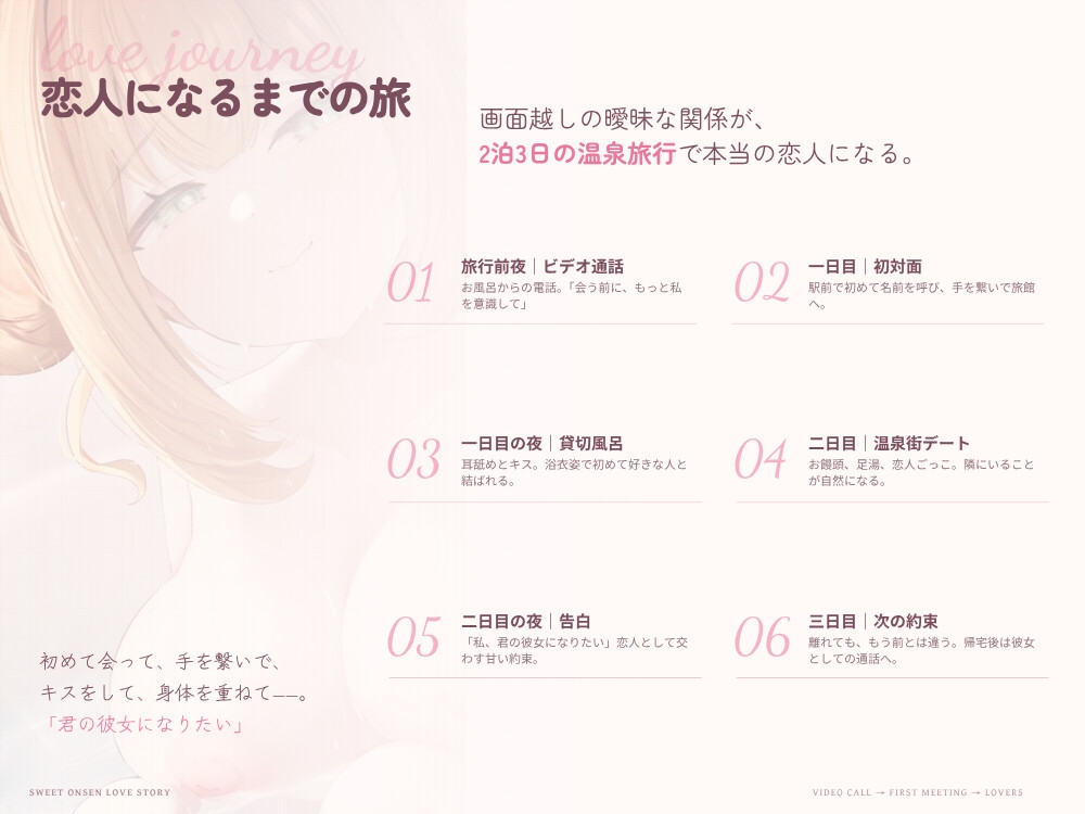 もう大好き。 初対面から2泊3日ず～っとあまあま温泉えっち旅行♡ – Preview 3