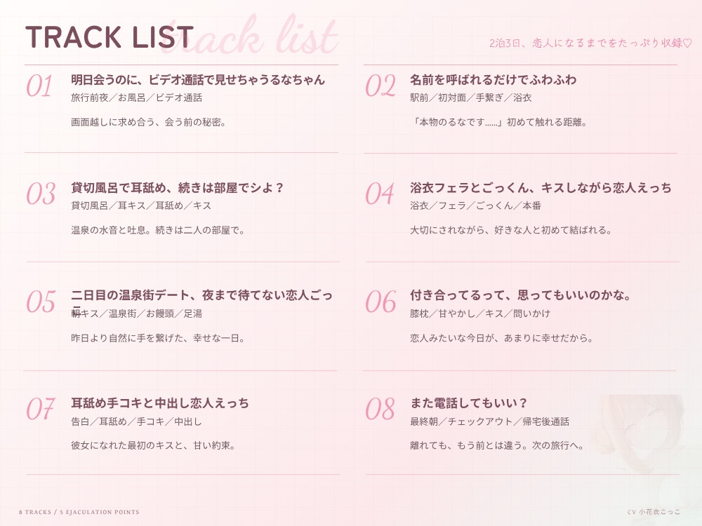 もう大好き。 初対面から2泊3日ず～っとあまあま温泉えっち旅行♡ – Preview 4