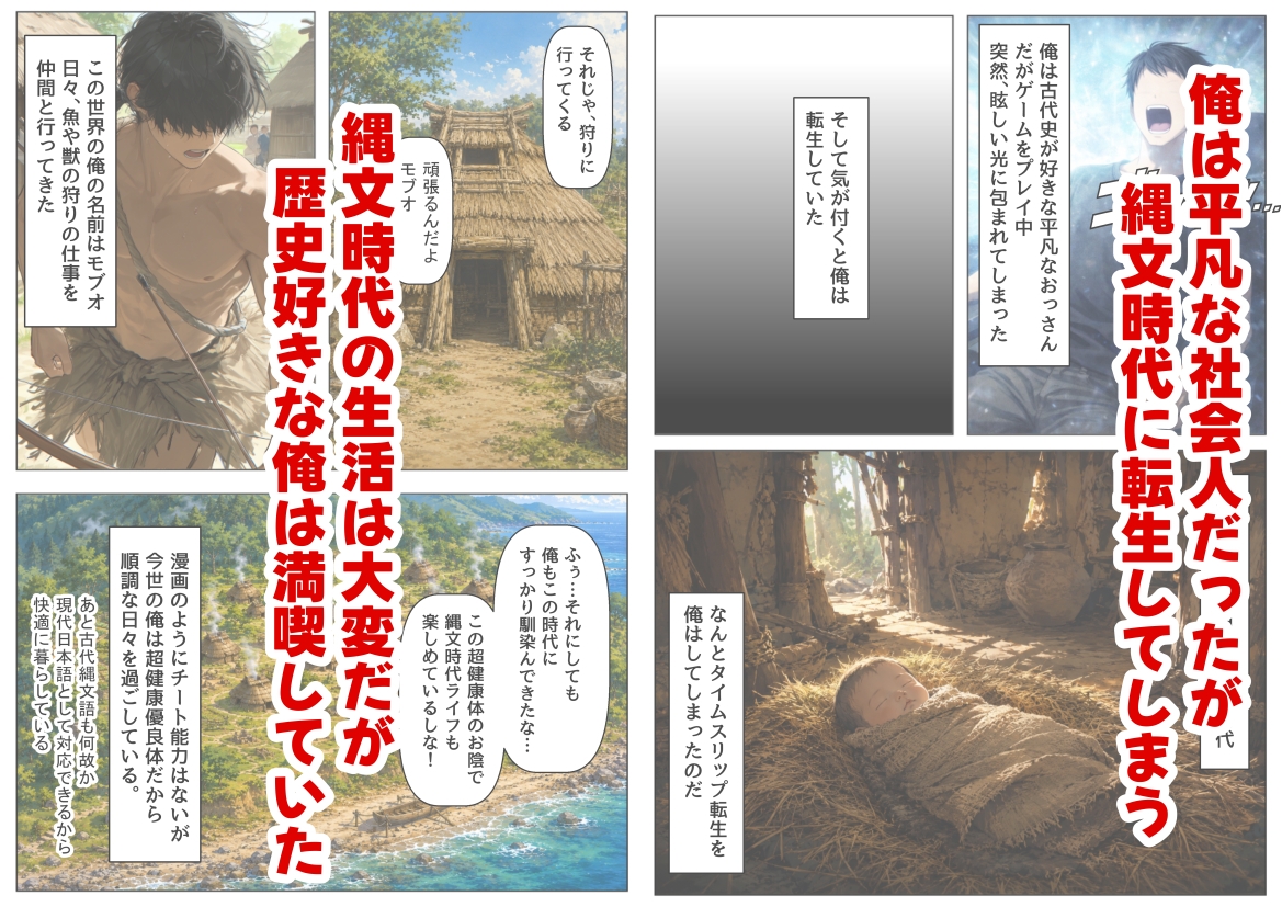 縄文時代に俺が転生したら、性風習が叡智すぎた件