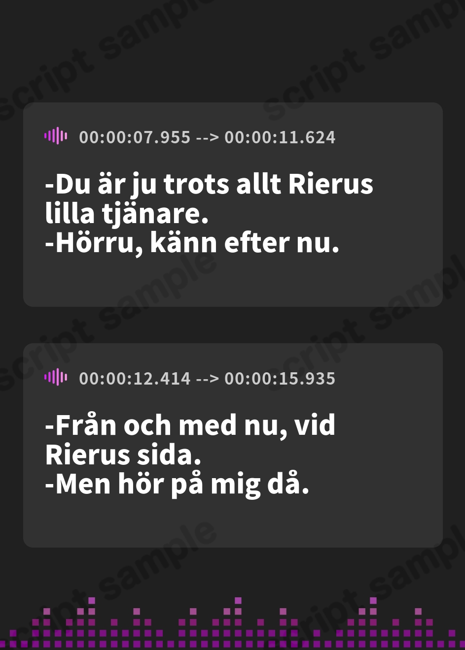 【スウェーデン語版】数を数える寝かしつけASMR～vol.2 下僕編～【CV.我部りえる】 – Preview 4