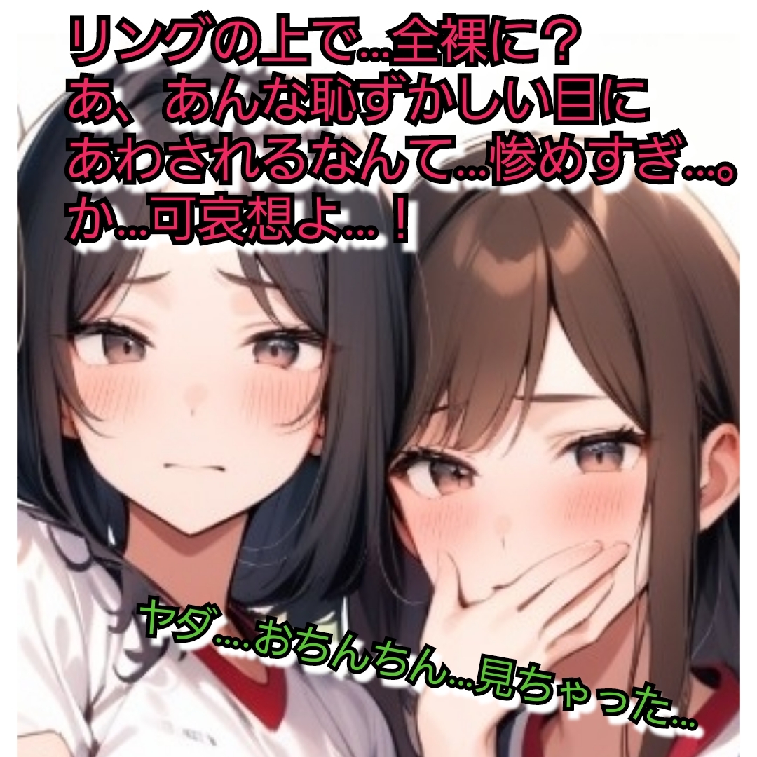 いじめっ娘倶楽部のSPHボイス 女子に負けてリングの上で全裸にされる話 【第1話】晒される恥ずかしい短小包茎 – Preview 4