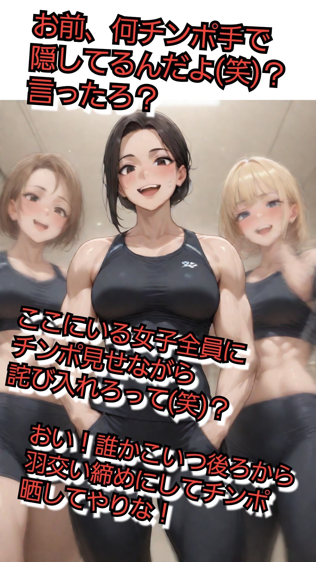 いじめっ娘倶楽部のSPHボイス 女子に負けてリングの上で全裸にされる話 【第1話】晒される恥ずかしい短小包茎 – Preview 5
