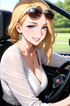 金髪美人とヒッチハイク旅行 – main preview