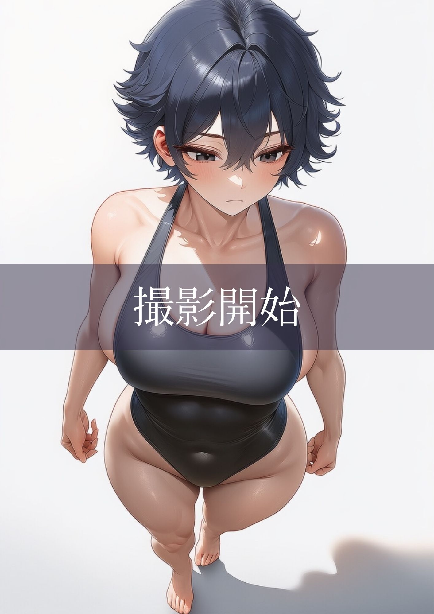 【グラビア写真集風CG集】競泳水着と肉体美〜F4F真琴ソログラビア vol.1〜【R18完全版】