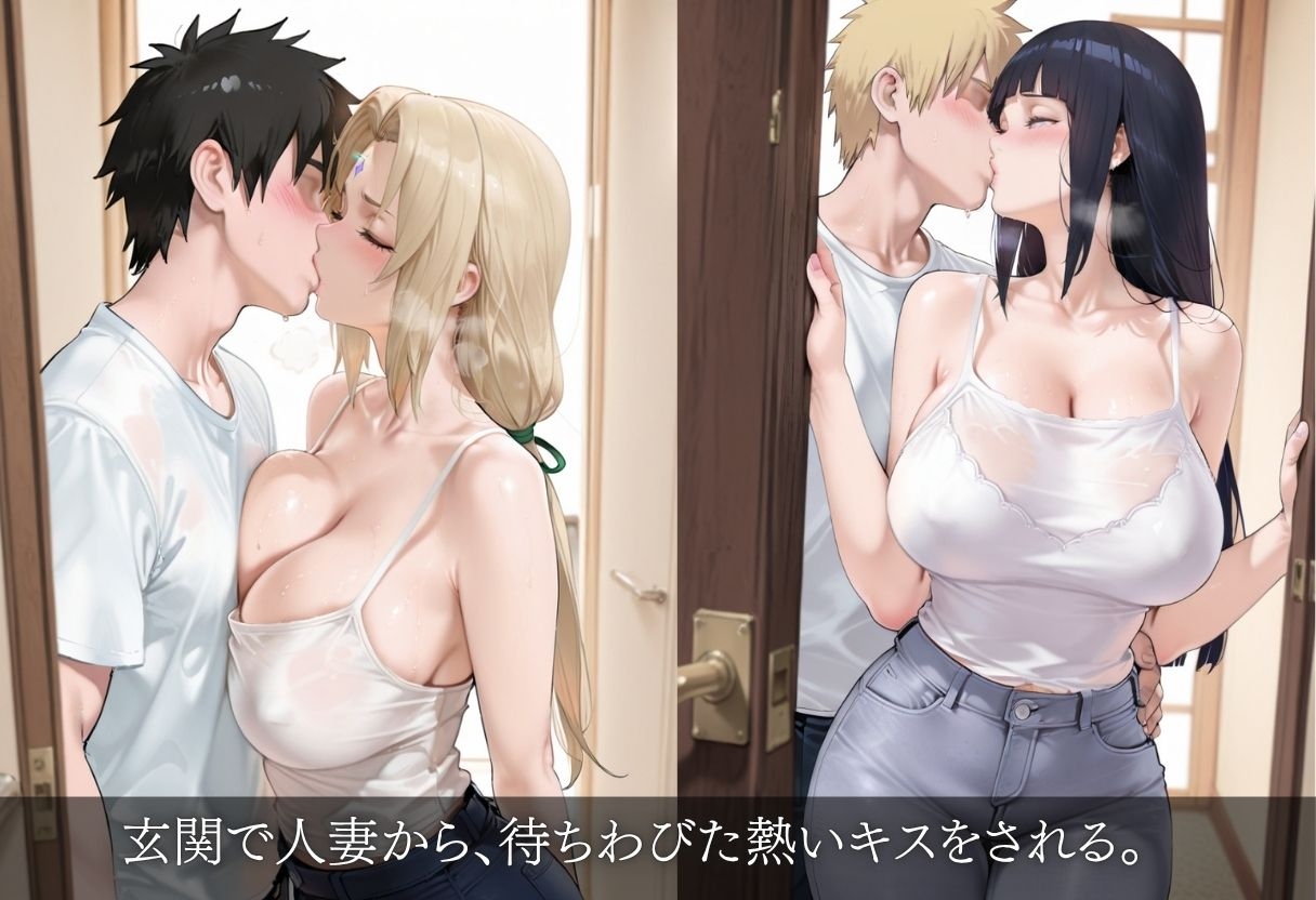 爆乳人妻パイズリ&母乳フェラ