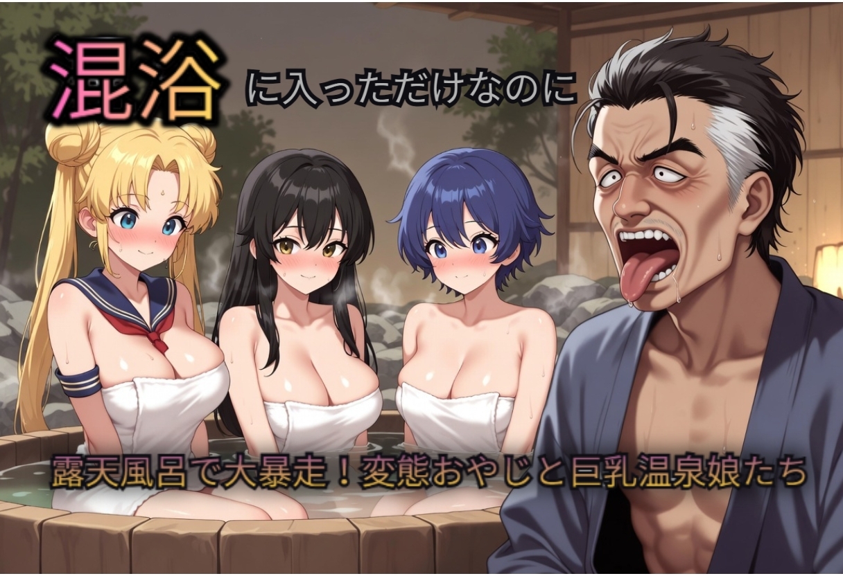 混浴に入っただけなのに(おじさんのペットに…)
