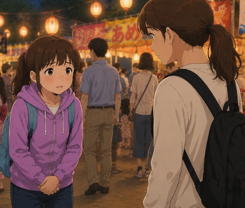 お花摘みの失敗 さほさん、お祭りで – main preview