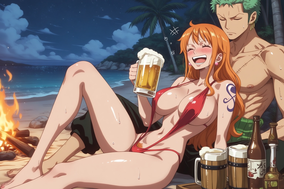 ビーチの甘い誘惑