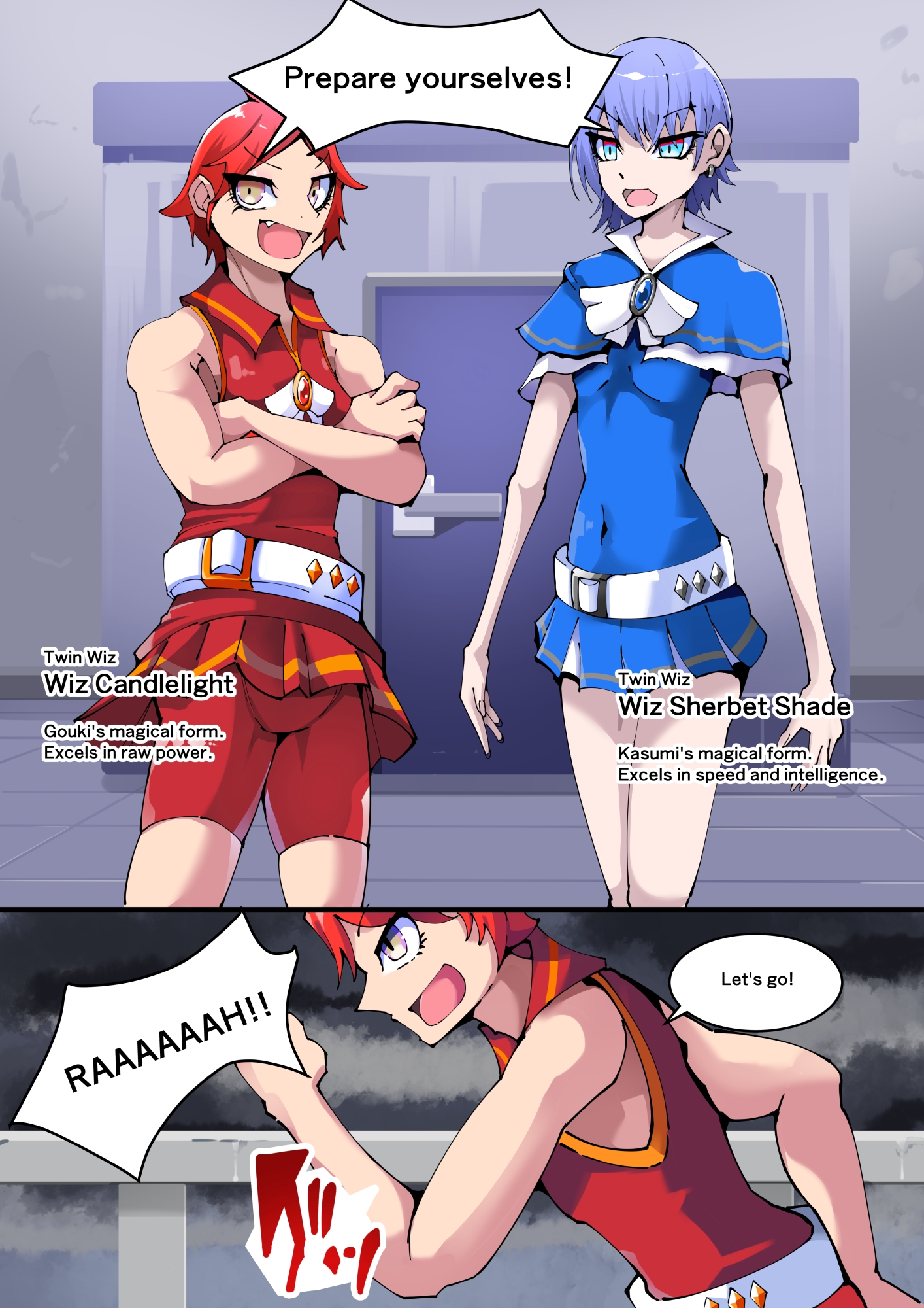 Magical Hero TSF! Twin Wiz VS The Terrifying Rubberians 1