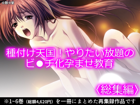 種付け天国！やりたい放題のビ●チ化孕ませ教育 <総集編> – main preview