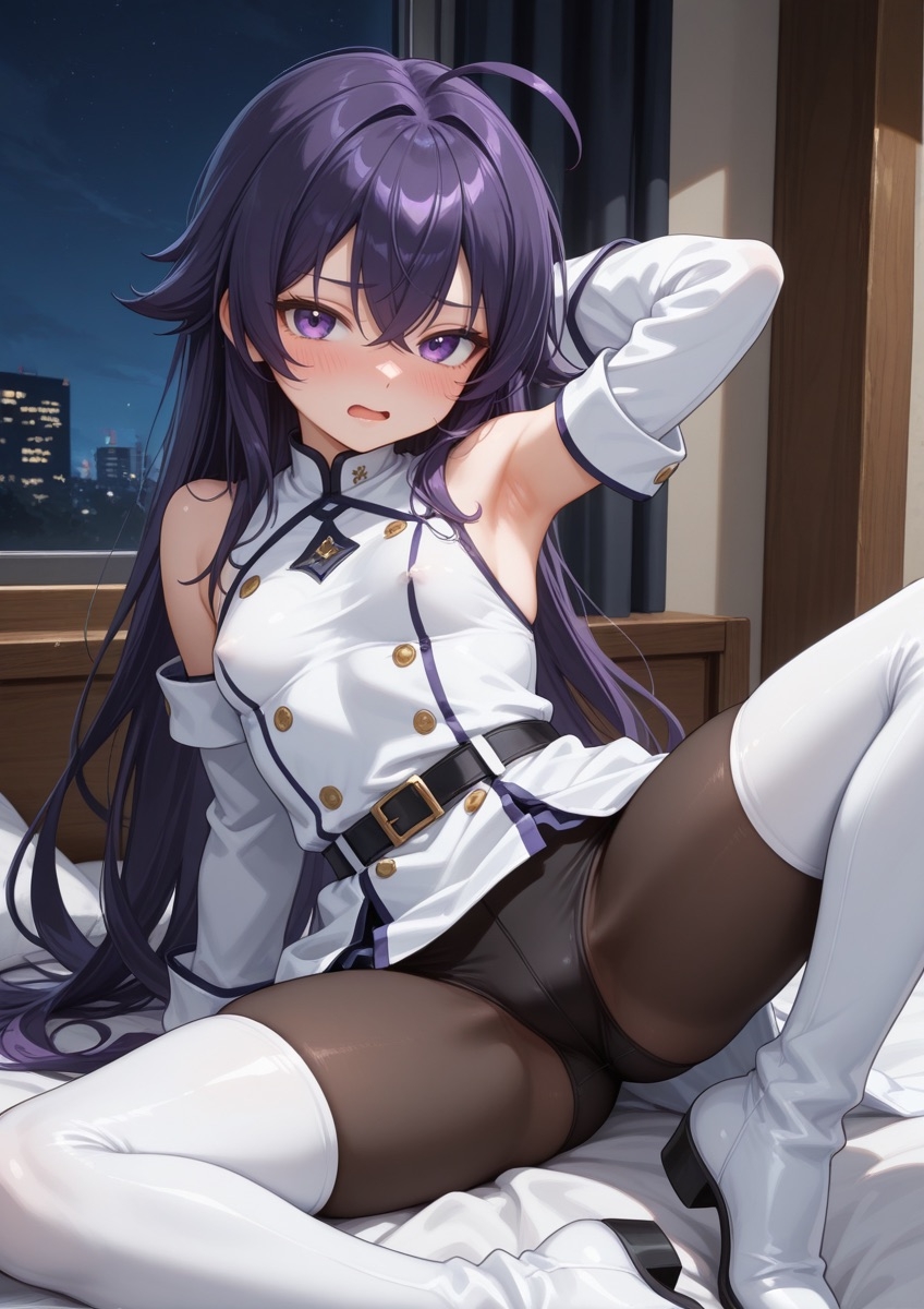特殊性癖シリーズ『No.18』 ミリタリー風の衣装の女の子がセクシーポーズで押し倒されてるやつ Part2