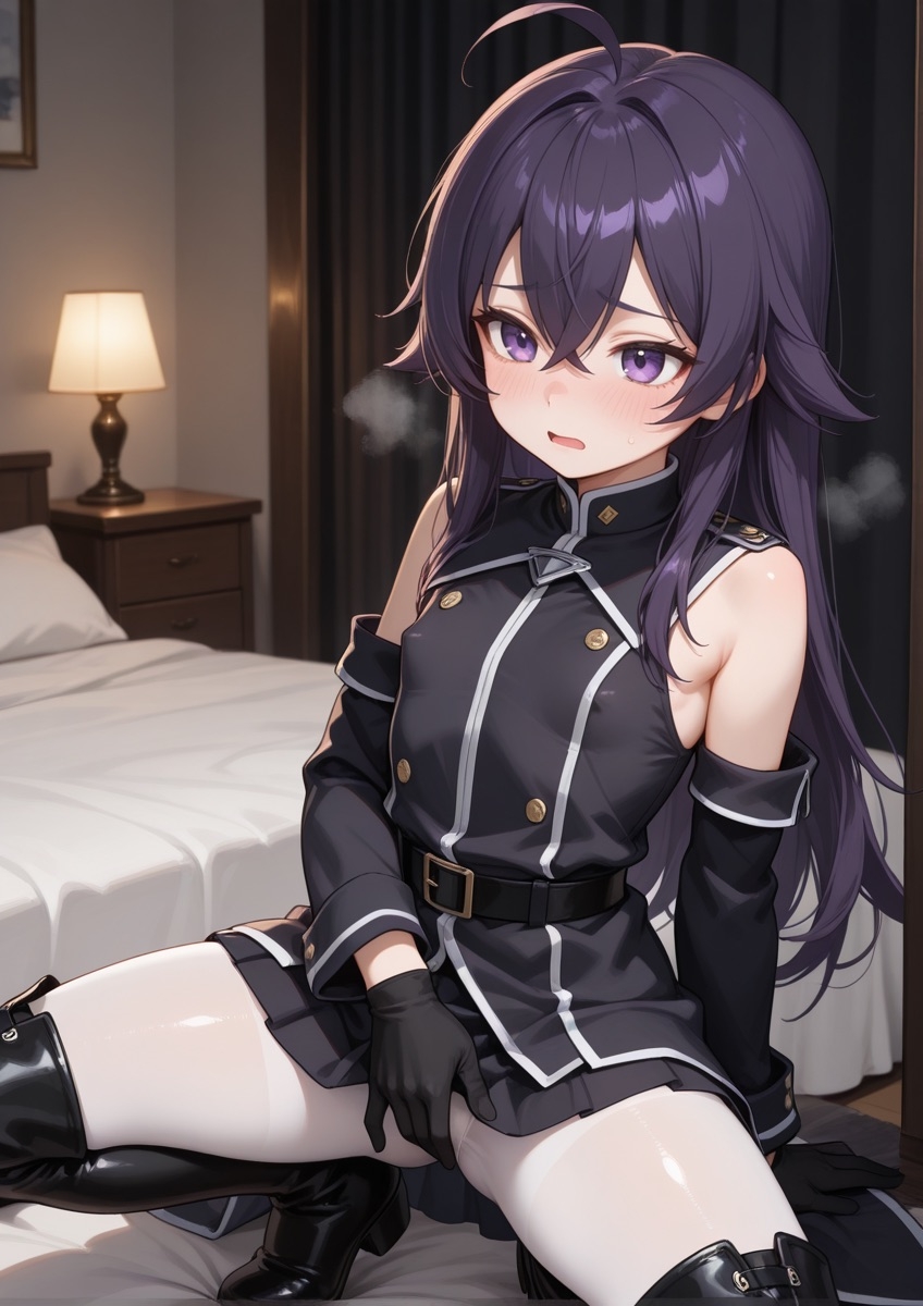 特殊性癖シリーズ『No.18』 ミリタリー風の衣装の女の子がセクシーポーズで押し倒されてるやつ Part2